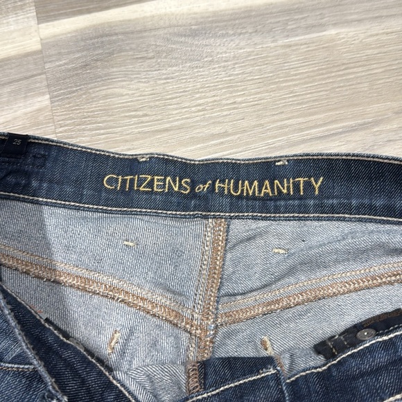 Citizens Of Humanity Blue Bermuda denim shorts size 25 - Picture 4 of 9